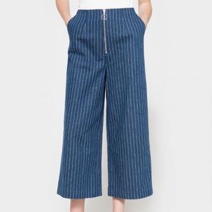 C/MEO COLLECTIVE Stay Cool Denim Pinstripe Pants size S